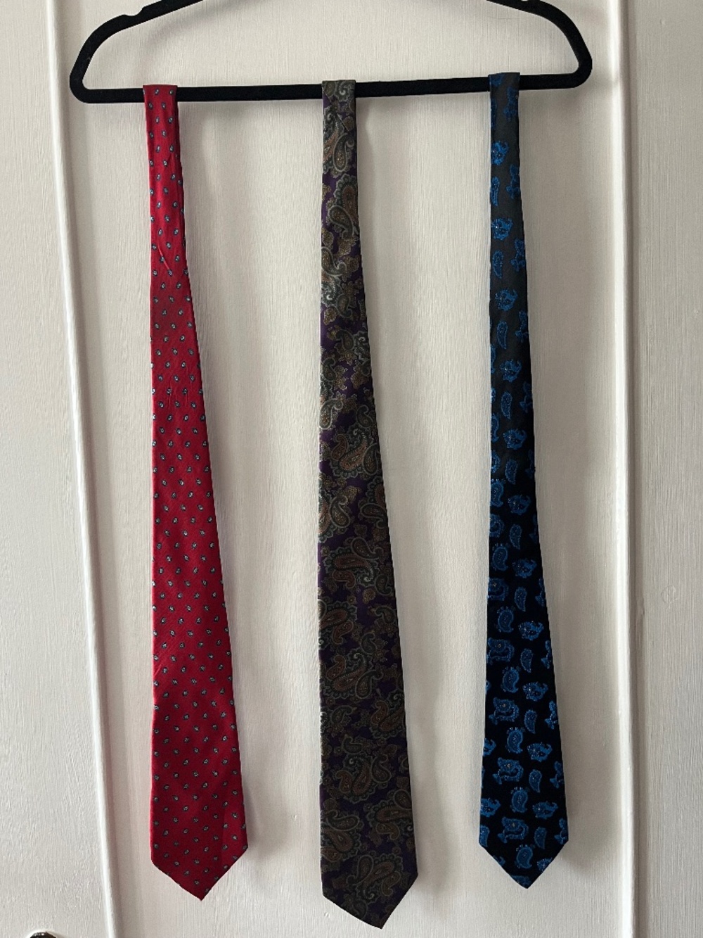 Three Silk Printed Ties